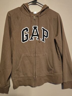 GAP Brown Zip-Up Hoodie